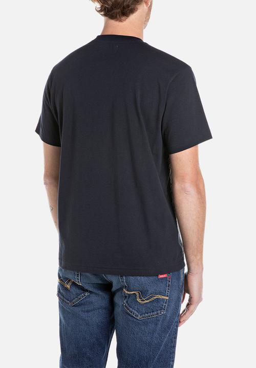 Replay - Regular replay jersey tee - night blue