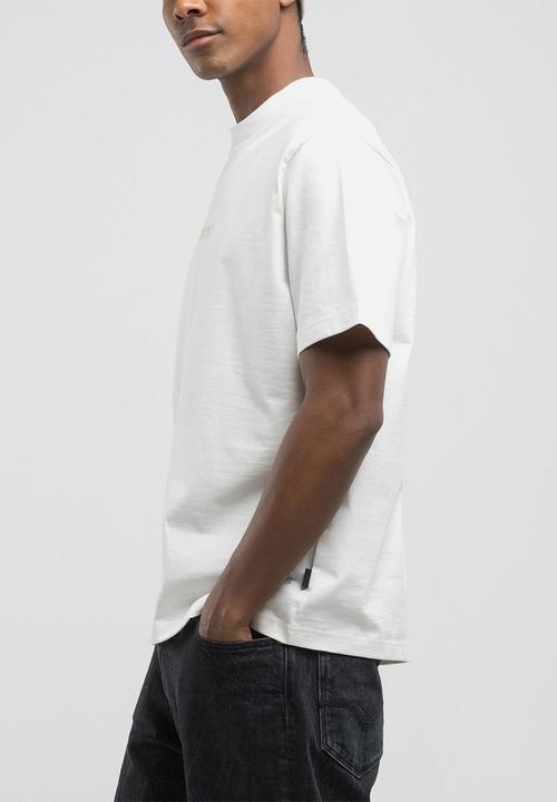 Replay - Oversized Heavy Cotton Tee - Natural White