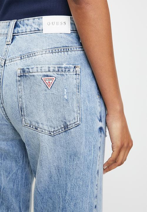 GUESS - 1981 High Rise Straight - Light Wash