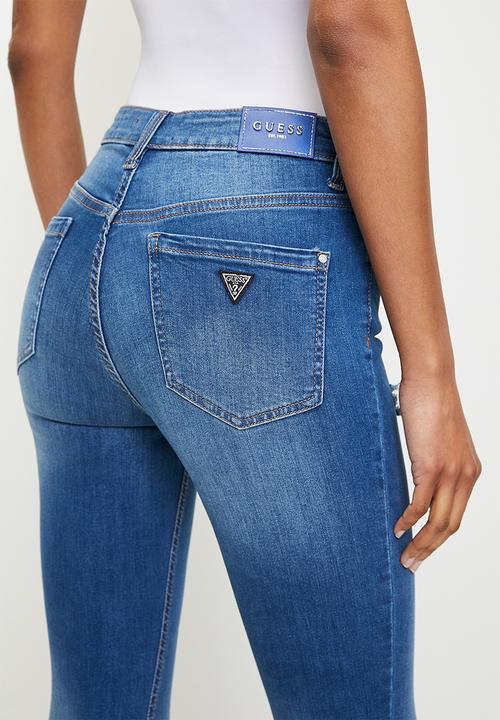 GUESS - 1981 High Rise Skinny - Mid Wash