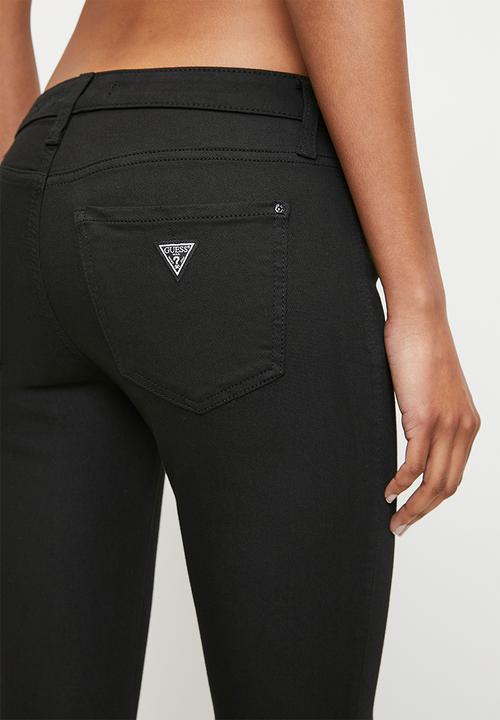 GUESS - Sp20-black low rise skinny - black
