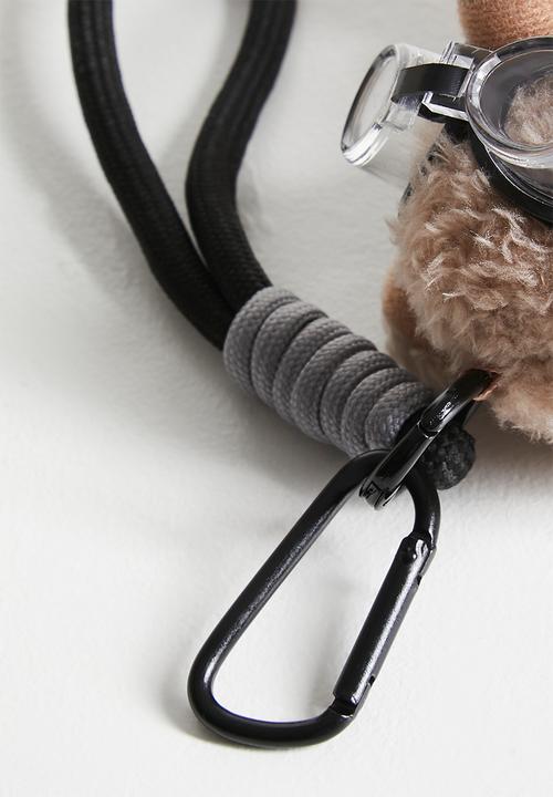 Tessa Design - Zuri adventure bear bag charm-beige