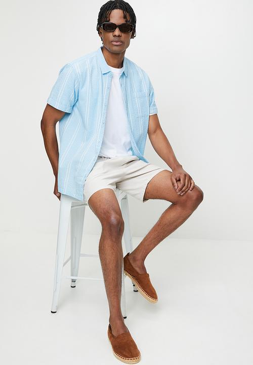 Brave Soul - Shirts - Light Blue