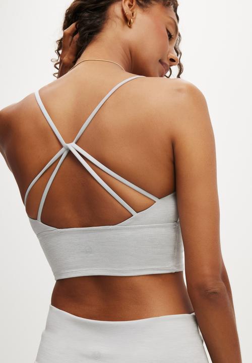 Cotton On - Ultra Soft Strappy Tank - Light Grey Marle