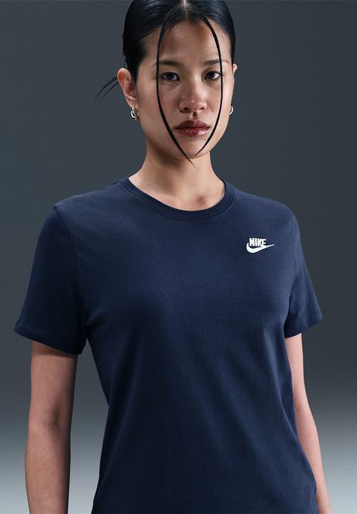 Nike - Nike womens club tee - midnight navy