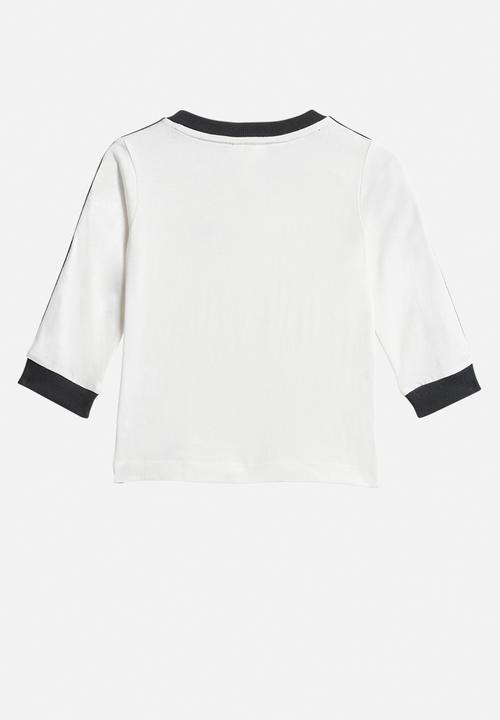 adidas Originals - Denim Ls Set -  White/Black