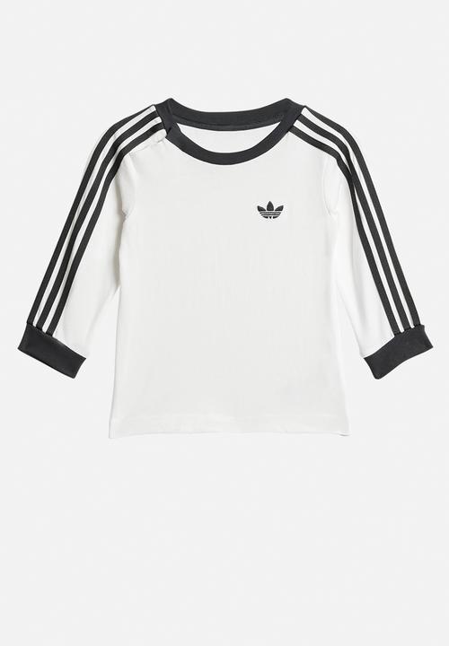 adidas Originals - Denim Ls Set -  White/Black