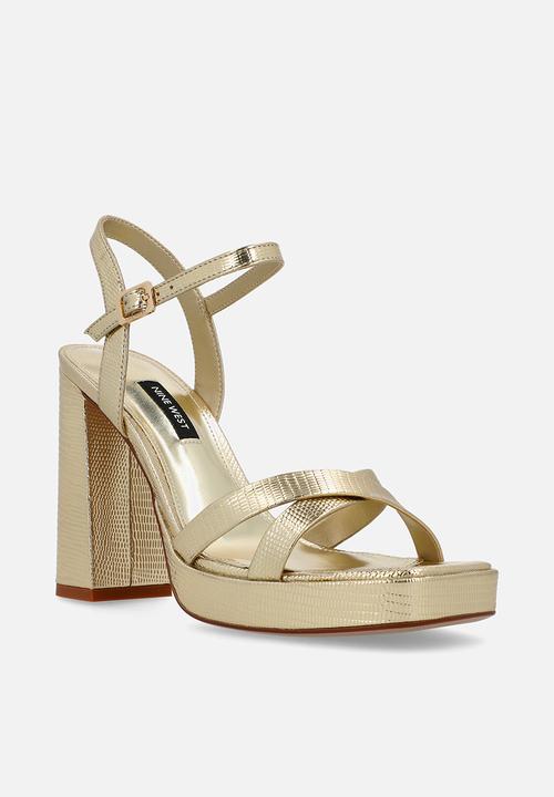 Nine West - Kelli heel - gold