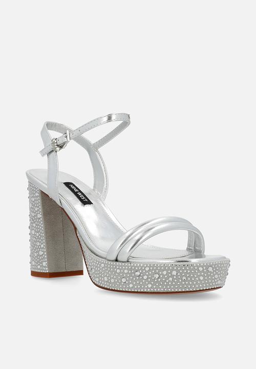 Nine West - Lamarcia heel - silver
