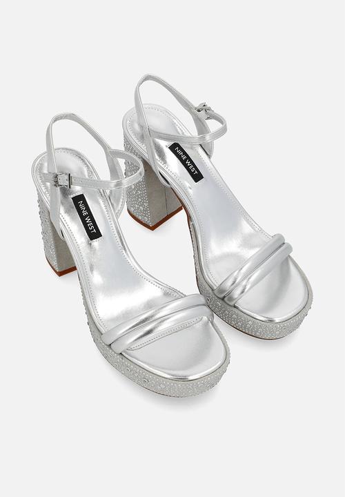 Nine West - Lamarcia heel - silver