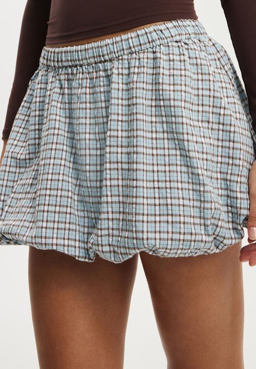 Cotton On - Bubble skort - Rebecca blue check