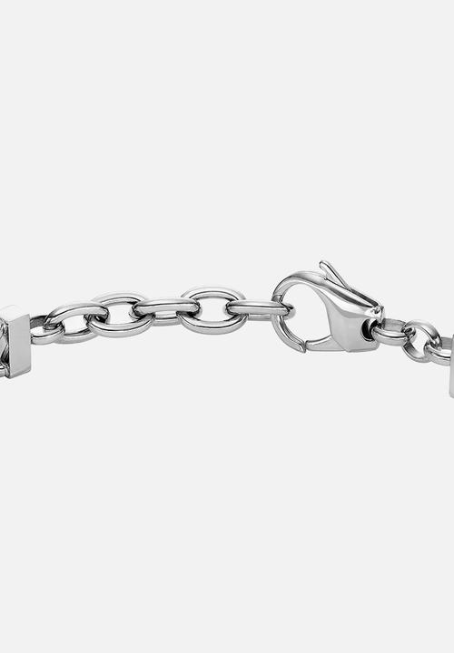 Diesel  - Diesel men's bracelet- silver
