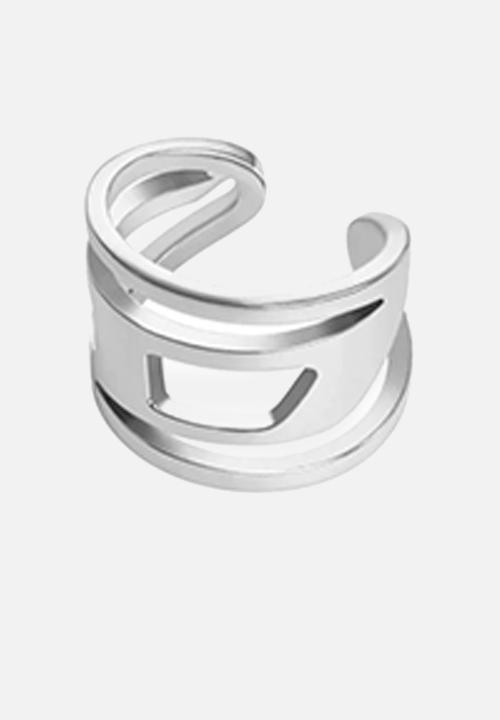 Diesel  - Ear cuff  DX1532040- silver