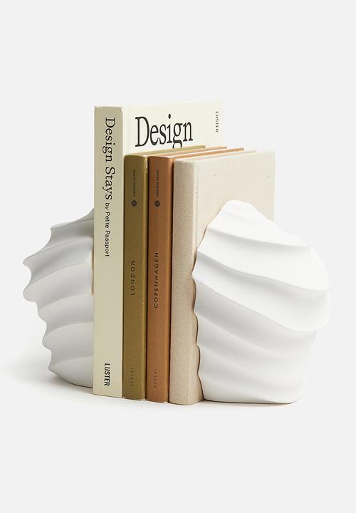 H&M - Stoneware bookend - white