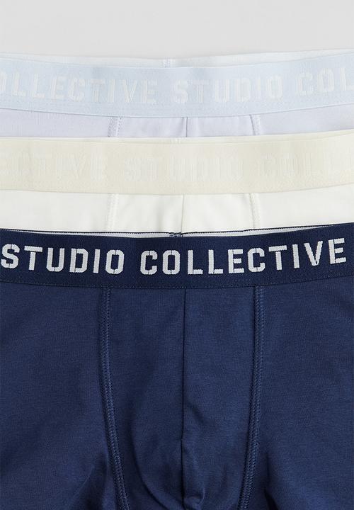 H&M - 5-Pack trunks - light blue & navy blue