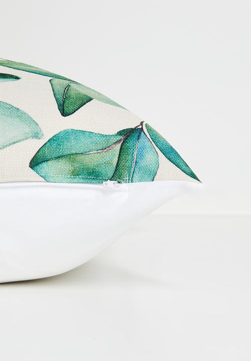 Grey Gardens - Eucalyptus Cushion Cover - Green