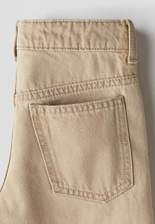 H&M - Loose fit jeans - beige