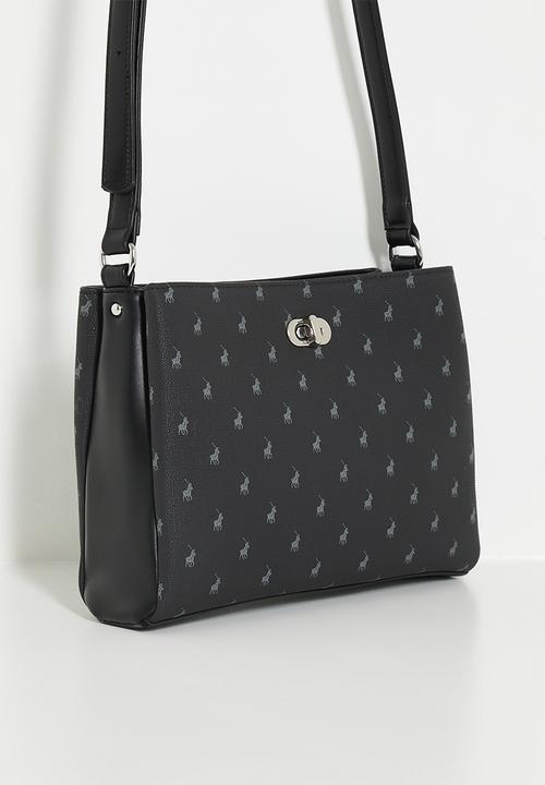 POLO - Iconic multi compartment sling - black