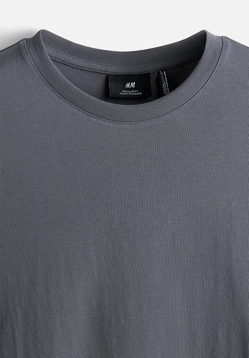 H&M - Coolmax® regular fit t-shirt - dark grey