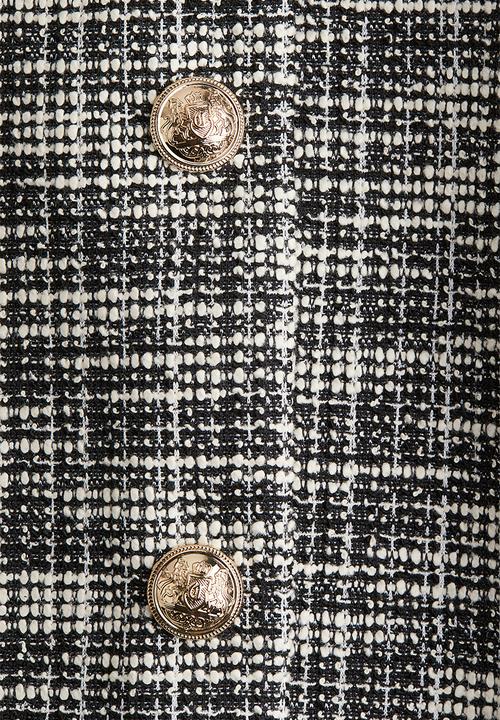 H&M - Bouclé jersey waistcoat - black marl