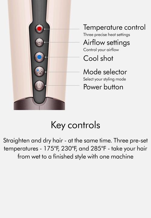 dyson - Airstrait™ Straightener - Ceramic Pink/Rose Gold