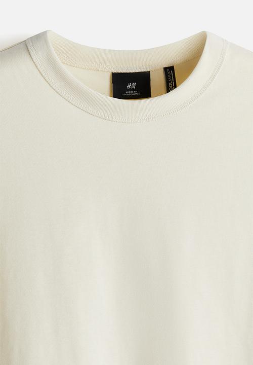 H&M - Coolmax® loose fit t-shirt - light beige