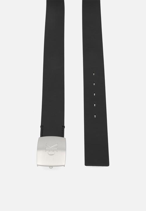 Calvin Klein - Clamp Buckle 38Mm - Black / Brushed Nickel