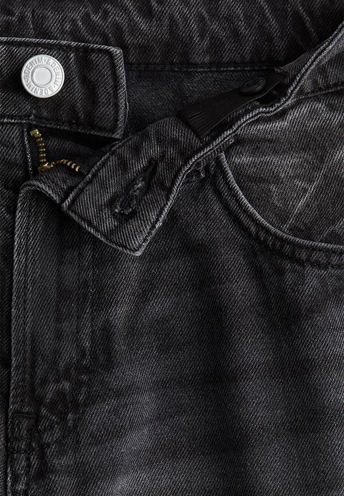 H&M - Baggy denim shorts - dark grey