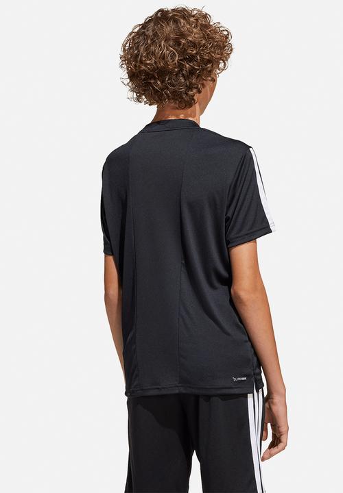 adidas Performance - J Tr-Es 3S Tee - Black/White