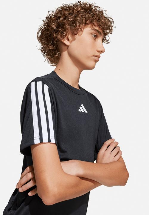 adidas Performance - J Tr-Es 3S Tee - Black/White