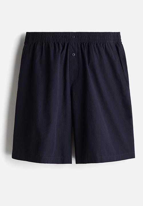 H&M - Pyjama t-shirt and shorts - navy blue