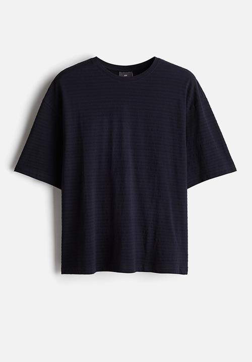 H&M - Pyjama t-shirt and shorts - navy blue