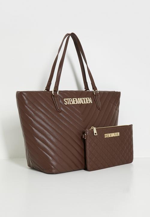Steve Madden - Bjude tote bag - burgandy/ gold
