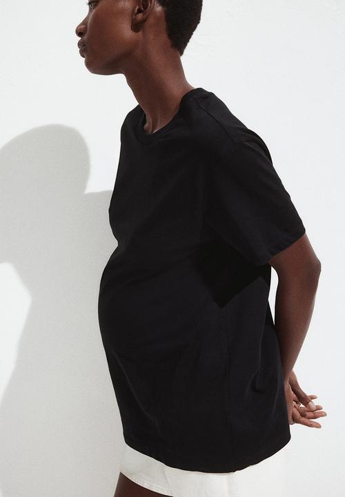 H&M - Mama cotton t-shirt - black