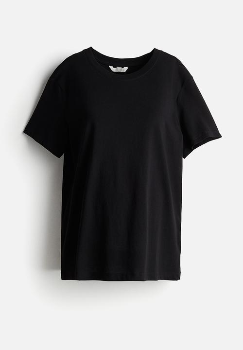 H&M - Mama cotton t-shirt - black