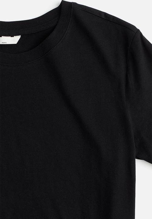 H&M - Mama cotton t-shirt - black