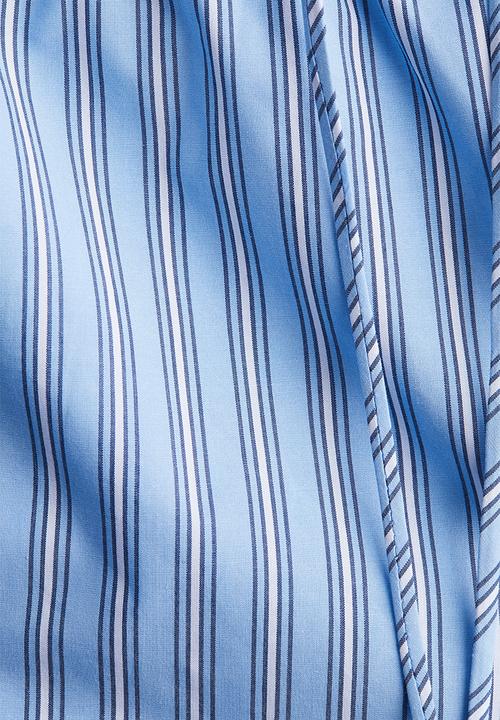 H&M - Cotton drawstring shorts - light blue striped