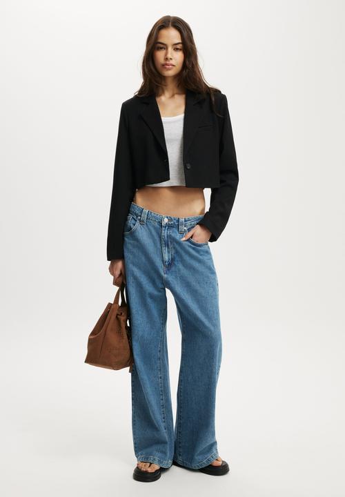 Cotton On - Boxy blazer - black
