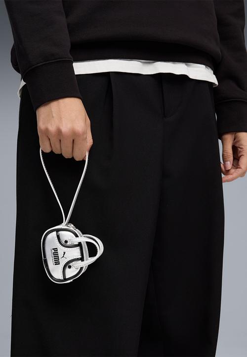 PUMA - Keychain metallic grip bag - silver