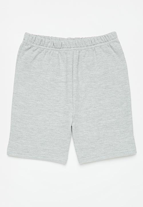 Pop Candy - 2 Pack shorts - grey & green 