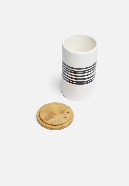 Love Milo - Stripe jar with lid 