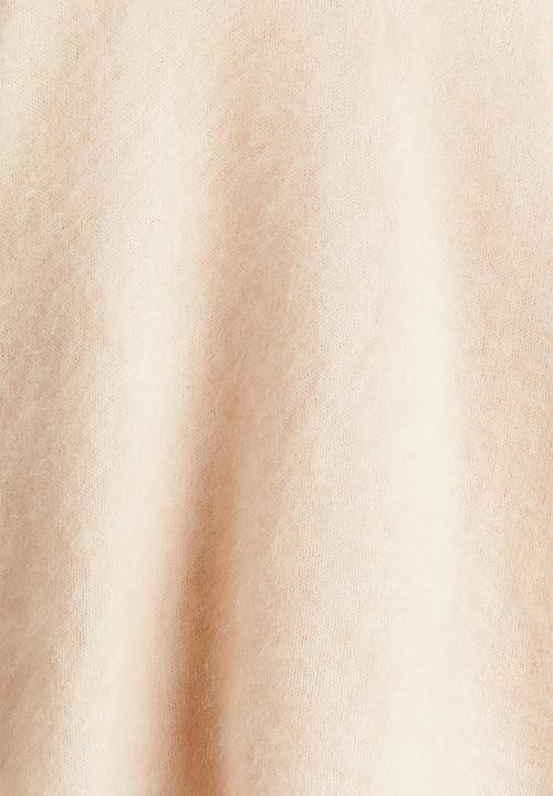 H&M - Oversized mohair-blend jumper - light apricot