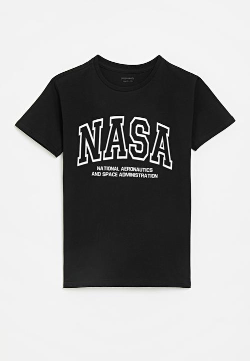 Pop Candy - Nasa tee - black & white