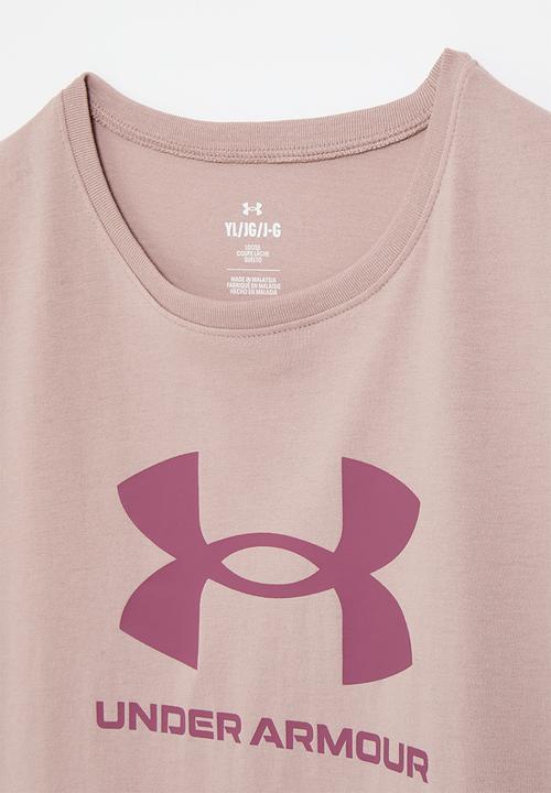 Under Armour - Ua Big Logo Short sleeve - Tourmaline Pink/Fuchsia Dusk