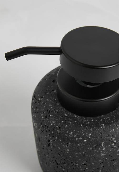 Sixth Floor - Terrazzo Soap Dispenser Black