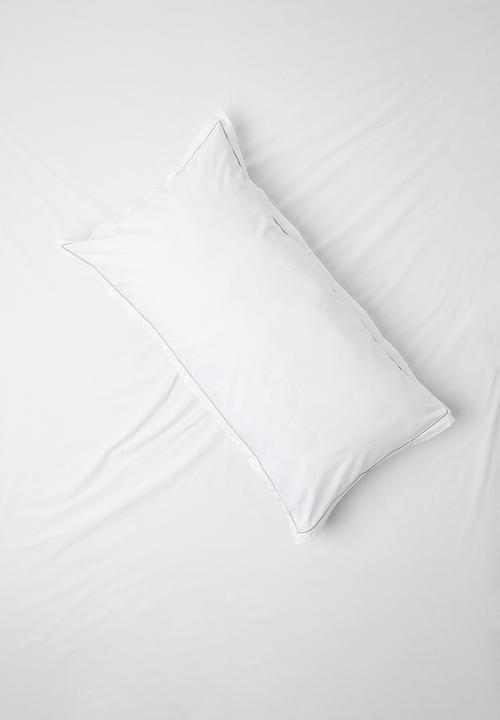 Sixth Floor - Oxford Satin Stitch King pillow case - white & natural