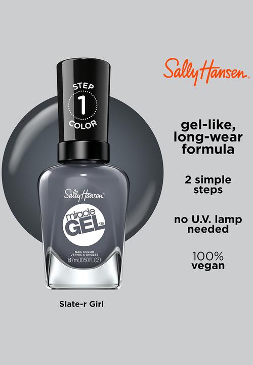 Sally Hansen - Miracle Gel Nail Polish Slate-R Girl