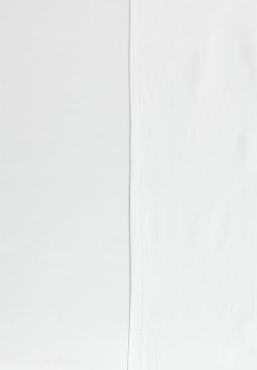Sixth Floor - 200TC cotton flat sheet - white