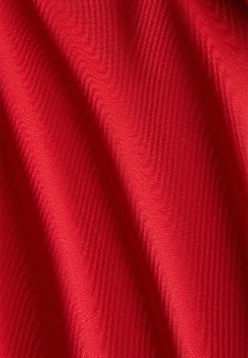 H&M - Gathered off-the-shoulder top - red