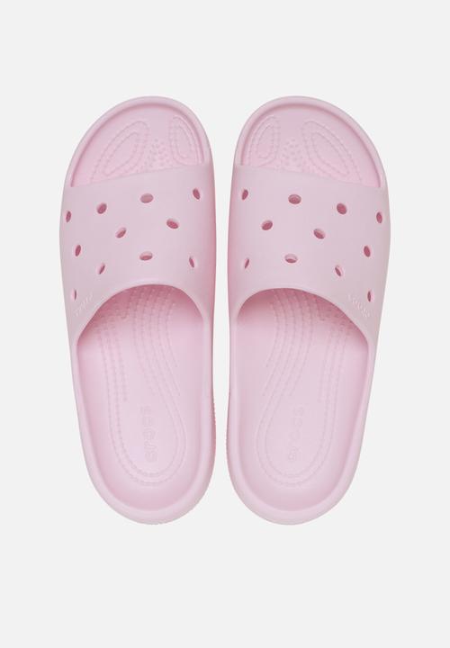 Crocs - Classic sic slide v2-pink milk